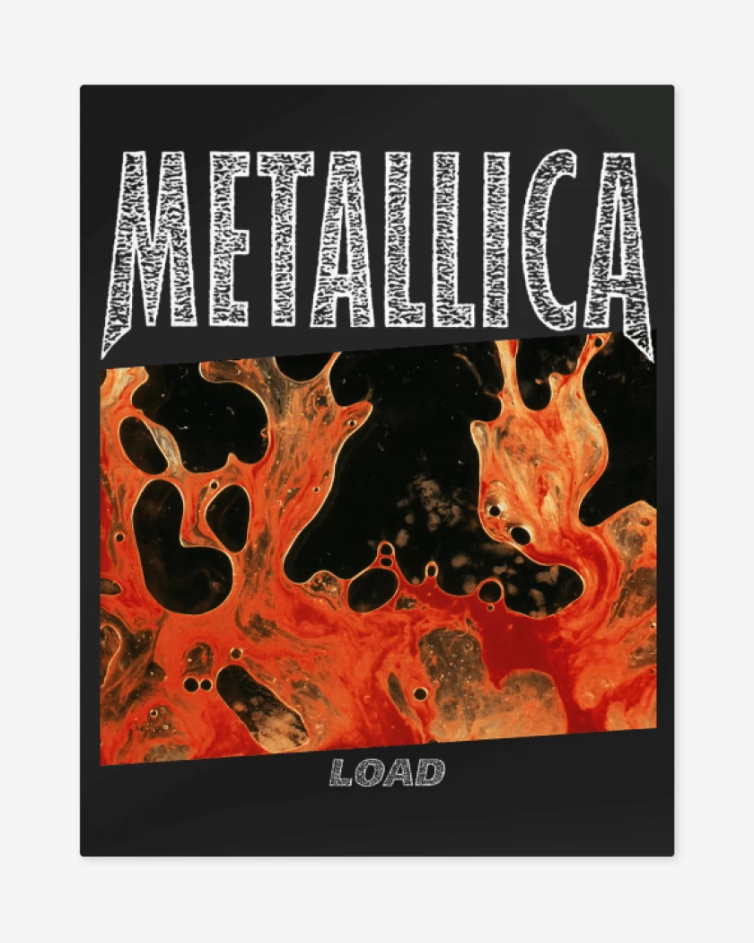 Print metalico Negro de LOAD