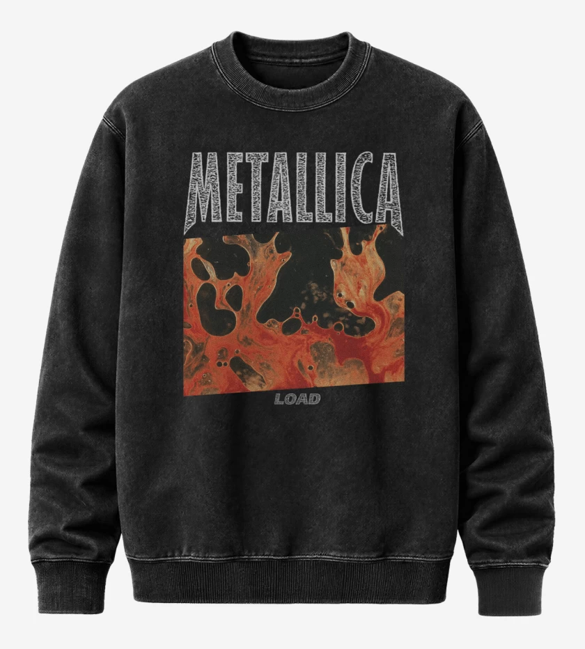 Poleron Polo Acid Wash Negro de LOAD