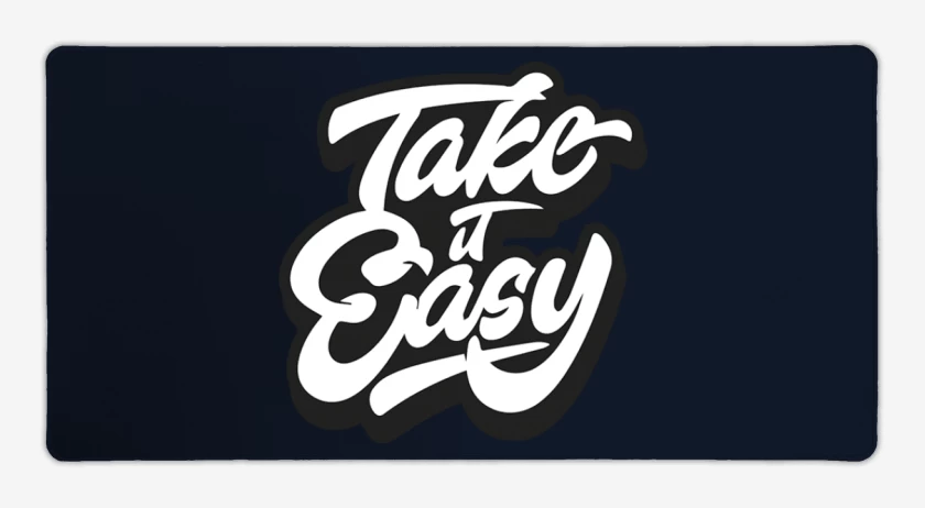 Mouse pad Gamer Azul Marino de Take it easy