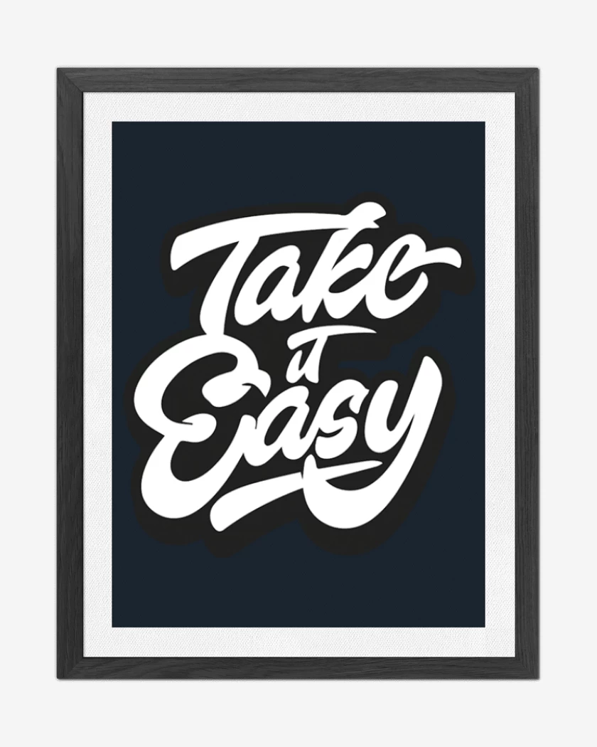 Cuadro decorativo Azul Marino de Take it easy