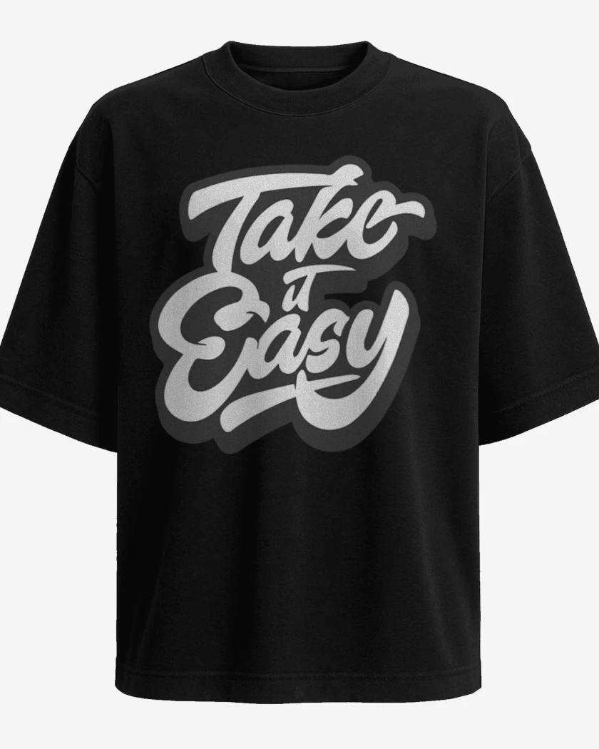 Polera Oversize Negro de Take it easy