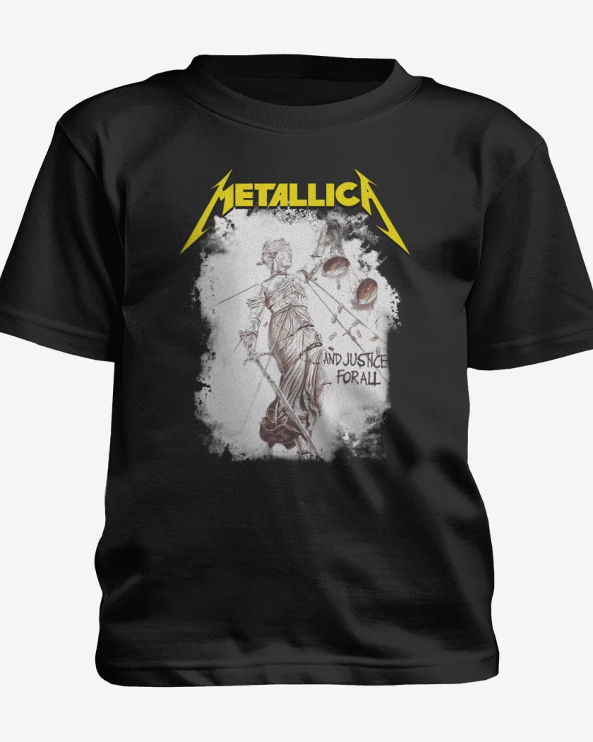 Polera de niño Negro de And Justice For All