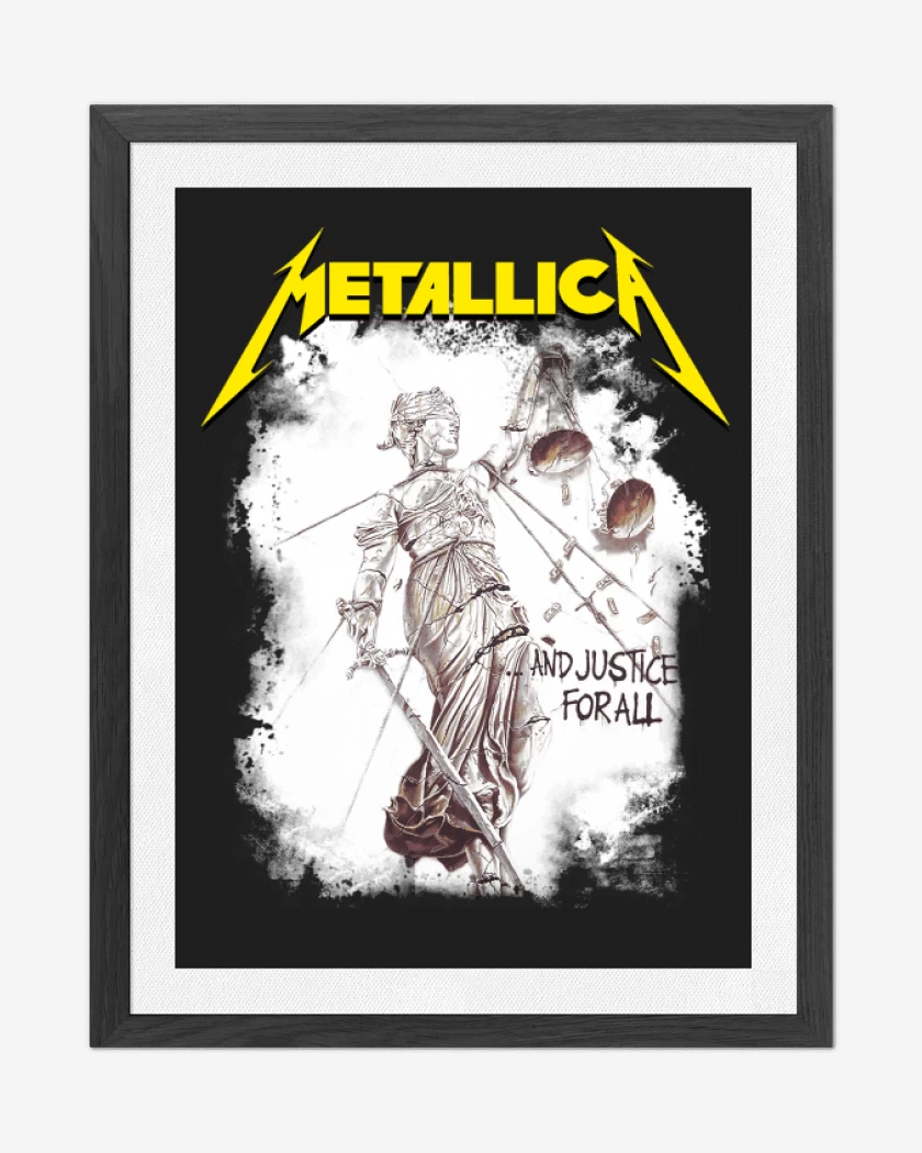 Cuadro decorativo Negro de And Justice For All