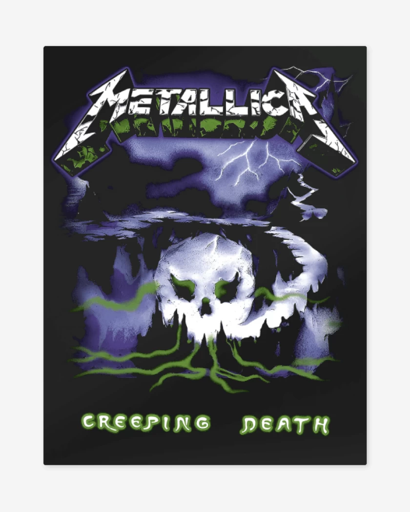 Print metalico Creeping