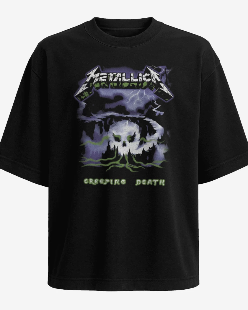 Polera Oversize Negro de Creeping