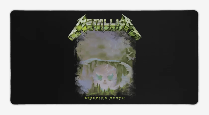 Mouse pad Gamer Negro de Creeping Death