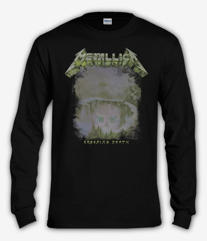 Polera manga larga Negro de Creeping Death