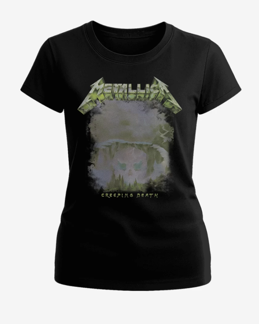 Polera de Mujer Negro de Creeping Death