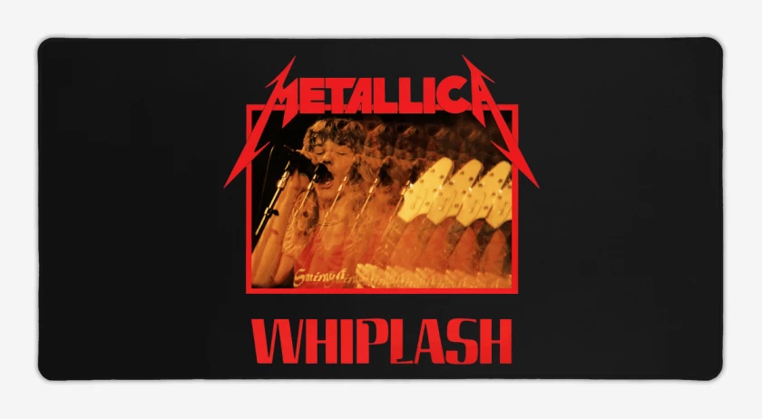 Mouse pad Gamer Whiplash Metallica