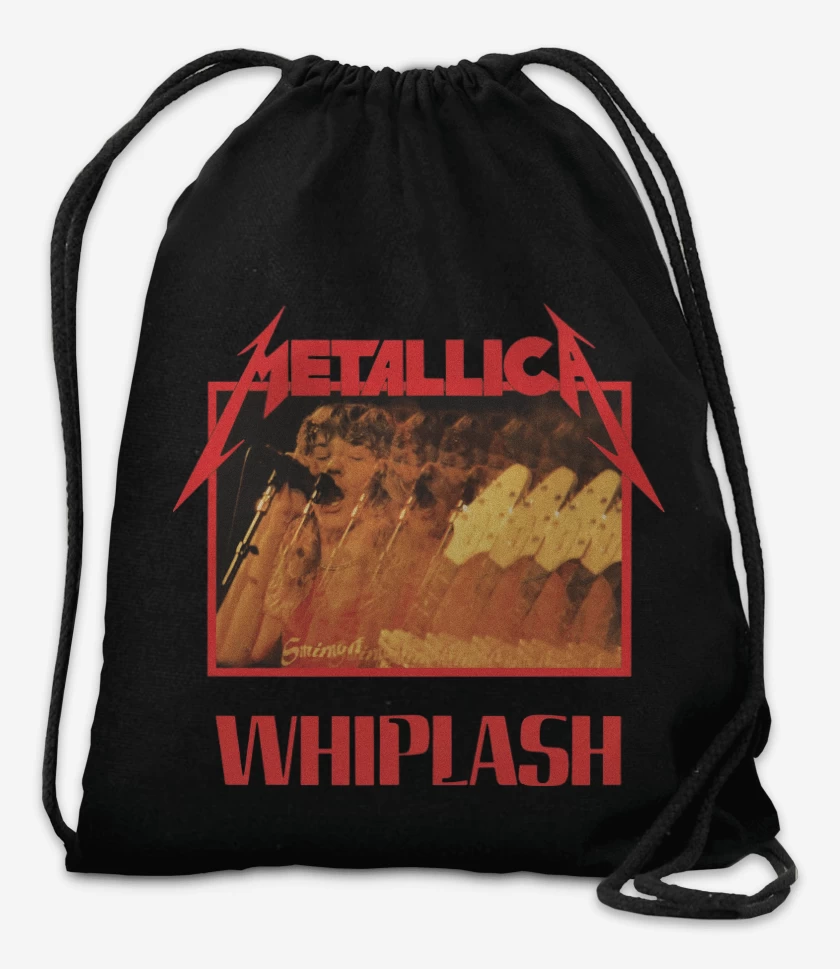 Mochila Negro de Whiplash Metallica