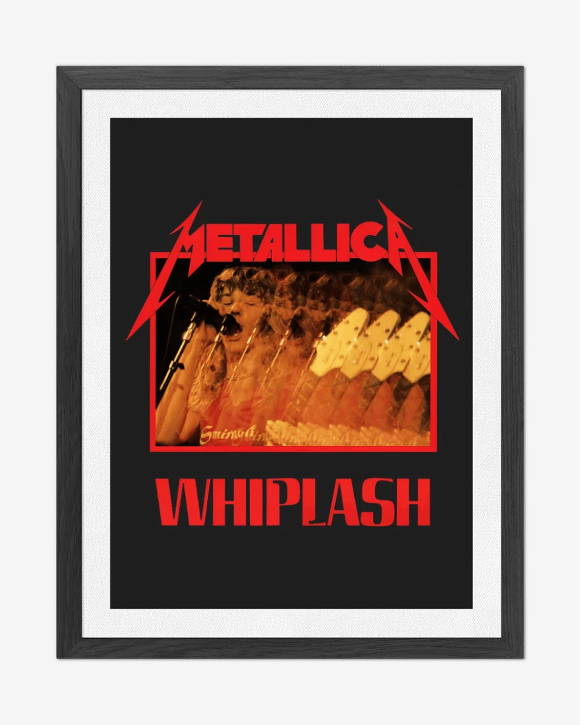 Cuadro decorativo Whiplash Metallica