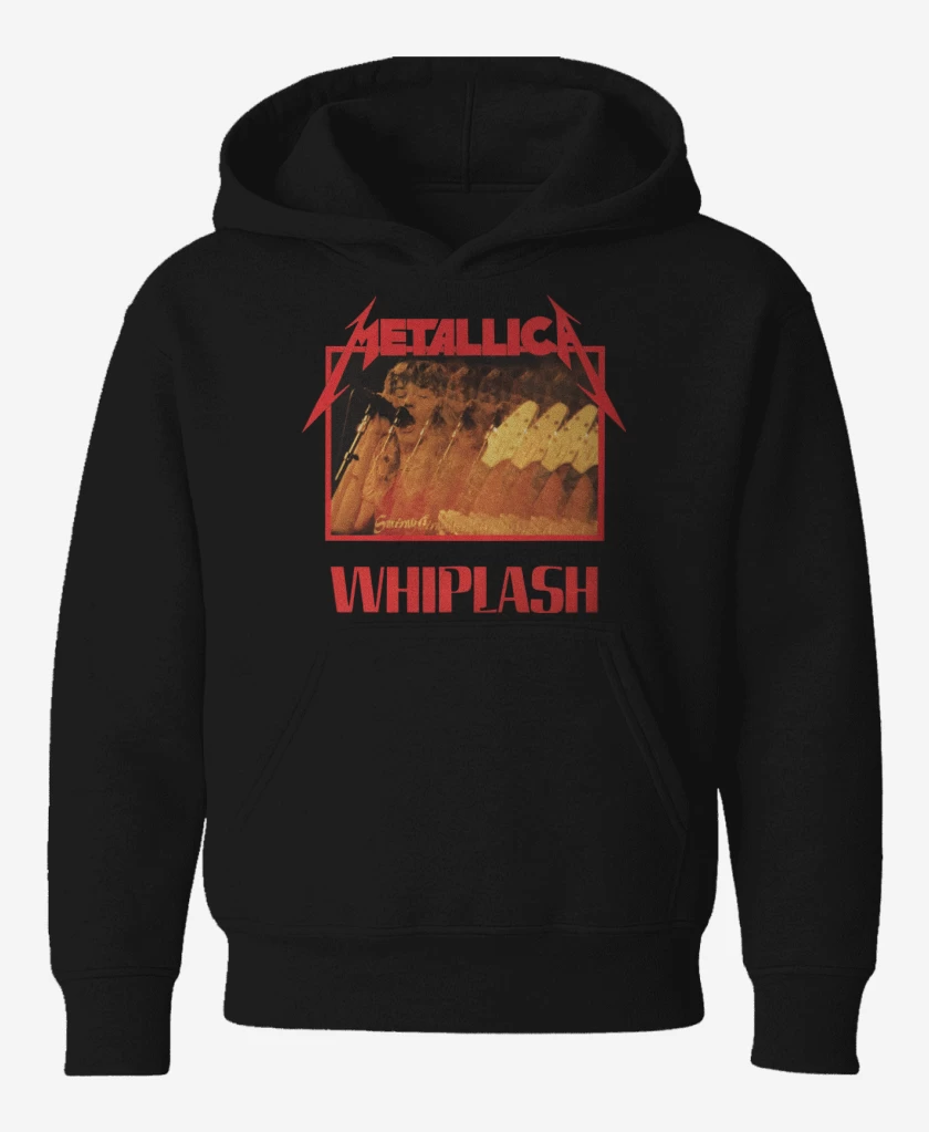 Poleron de niño Negro de Whiplash Metallica