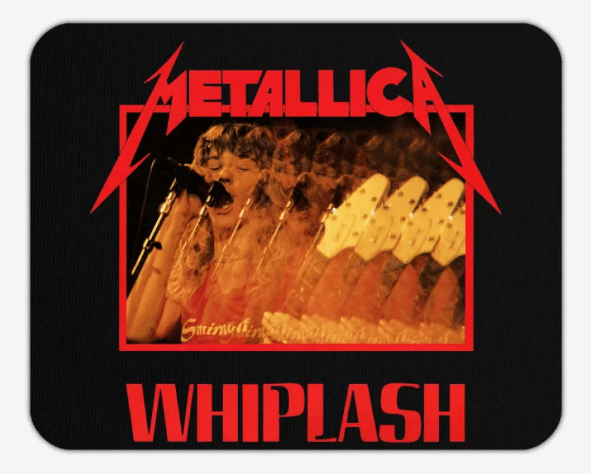Mousepad Whiplash Metallica