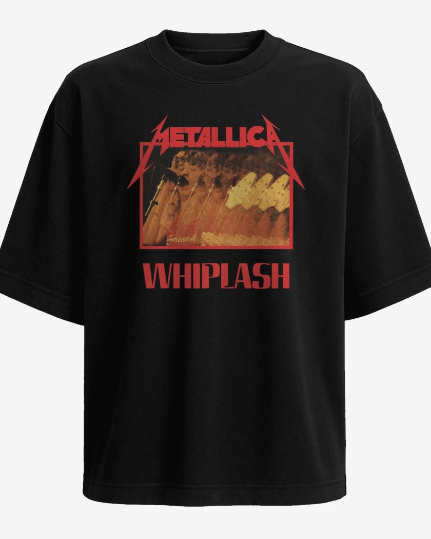 Polera Oversize Whiplash Metallica