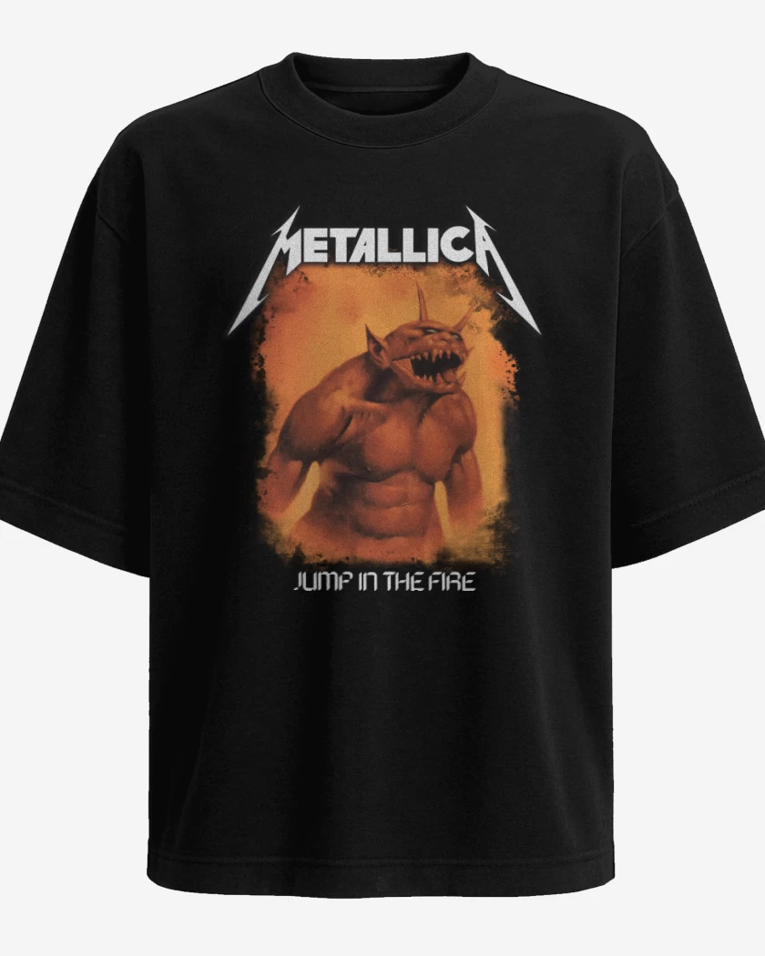 Polera Oversize Jump in the Fire