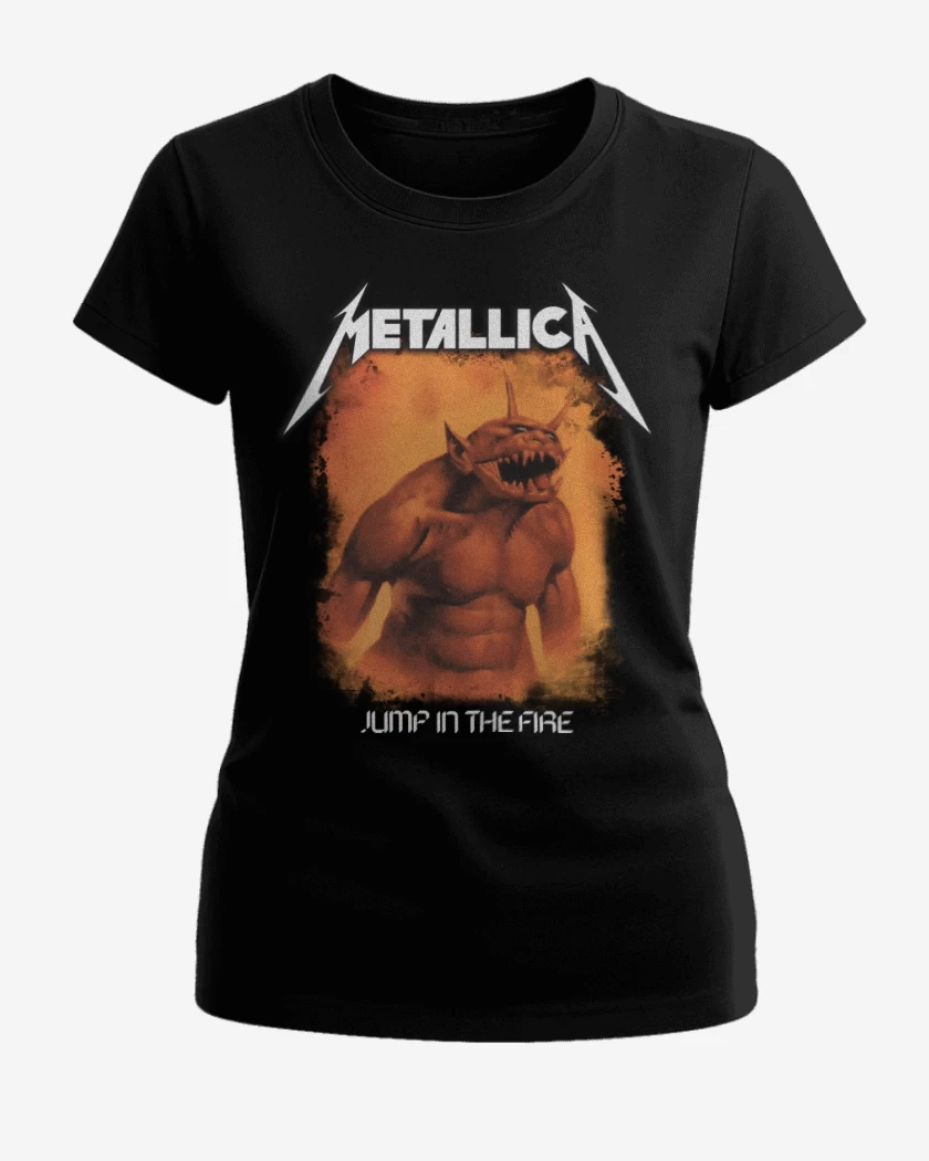 Polera de Mujer Negro de Jump in the Fire