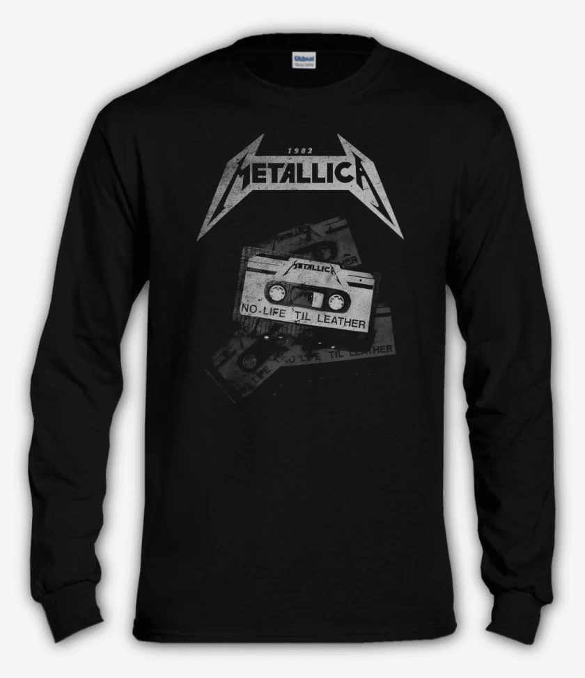 Polera manga larga Negro de No Life Til Leather