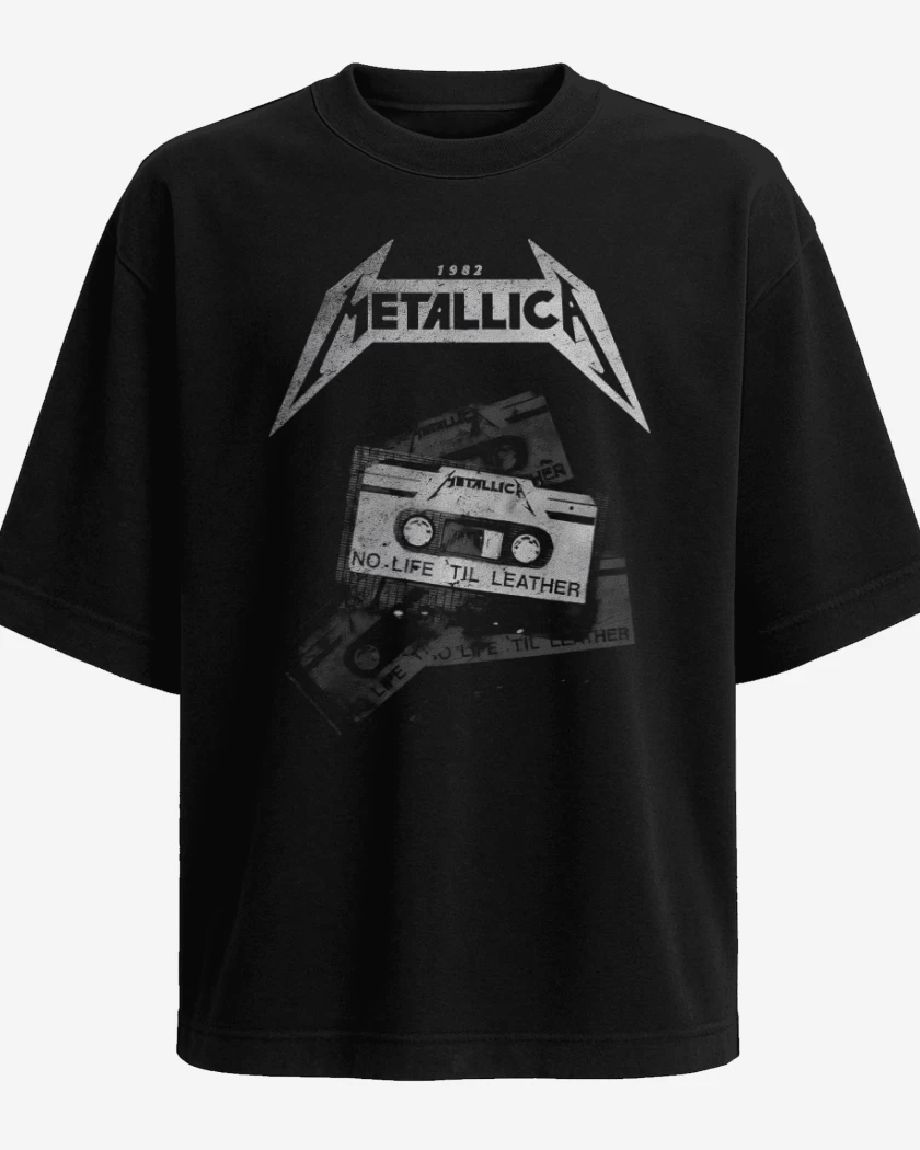 Polera Oversize No Life Til Leather