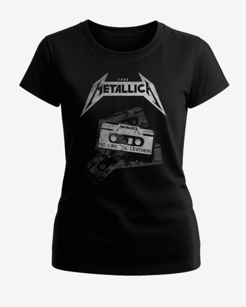 Polera de Mujer Negro de No Life Til Leather