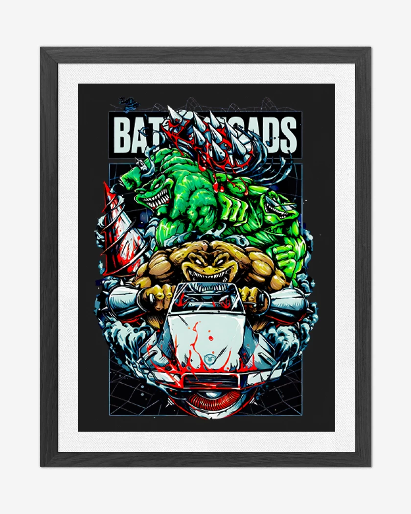 Cuadro decorativo Negro de Battletoads