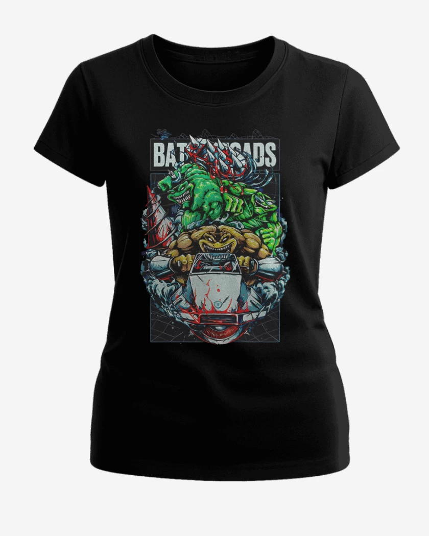 Polera de Mujer Negro de Battletoads