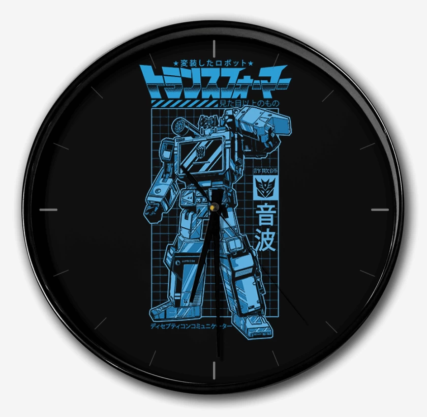Reloj Negro de Optimus prime japon