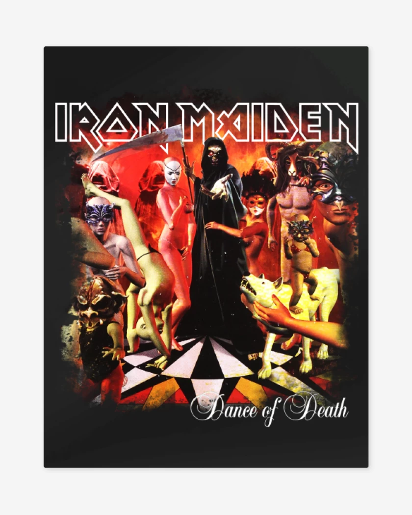 Print metalico Negro de Dance of Death