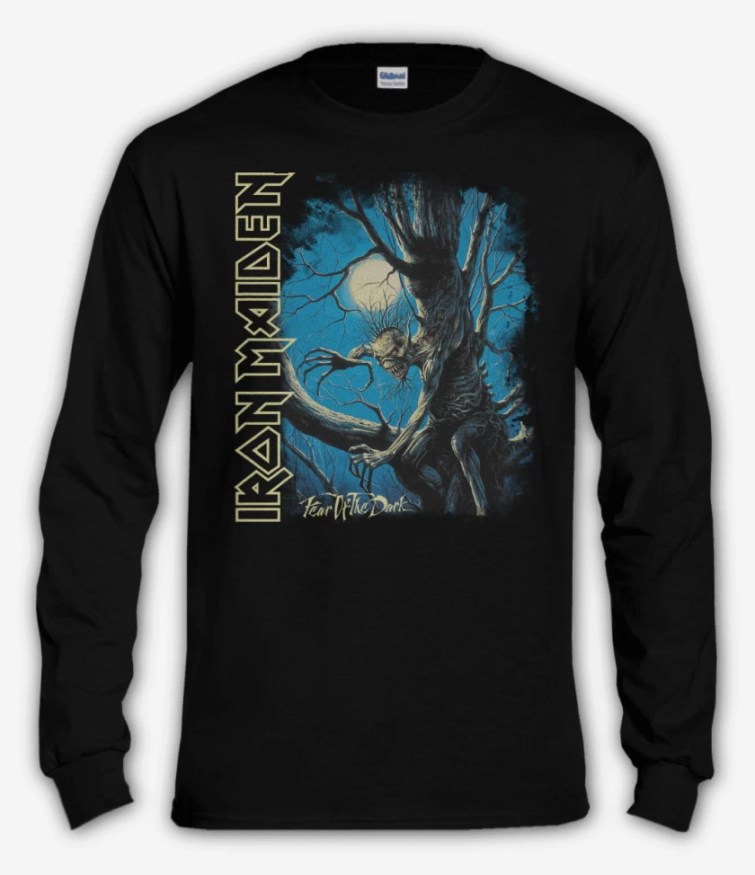Polera manga larga Negro de Fear of the Dark