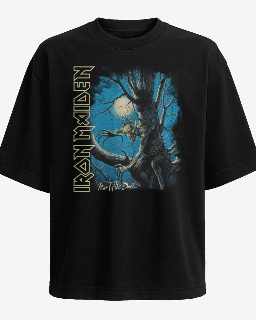 Polera Oversize Fear of the Dark