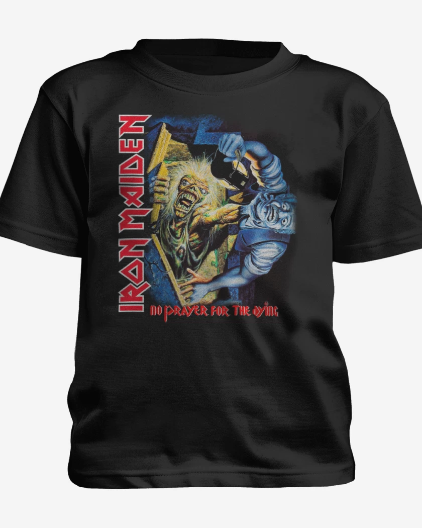 Polera de niño Negro de No Prayer for the Dying 02