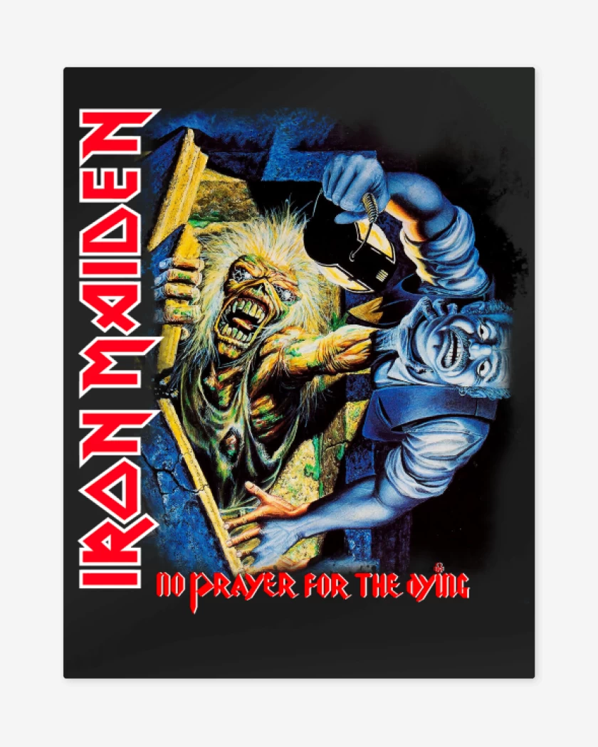 Print metalico Negro de No Prayer for the Dying 02