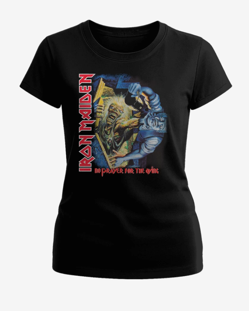 Polera de Mujer Negro de No Prayer for the Dying 02