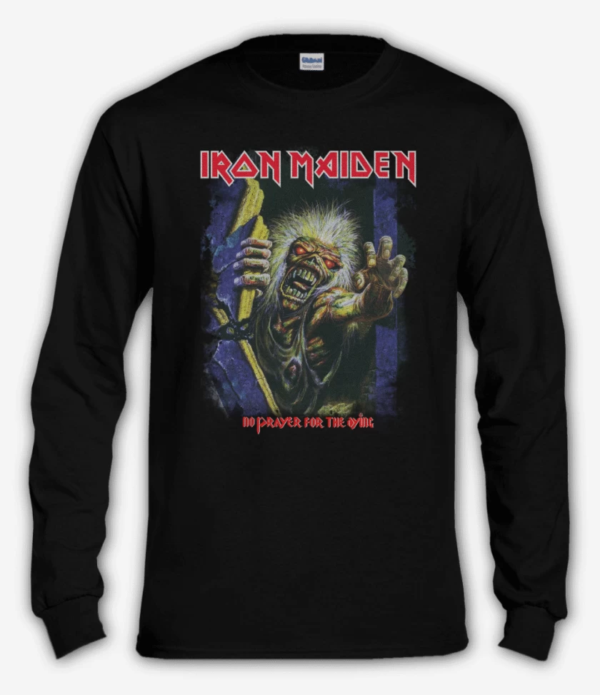 Polera manga larga Negro de No Prayer for the Dying