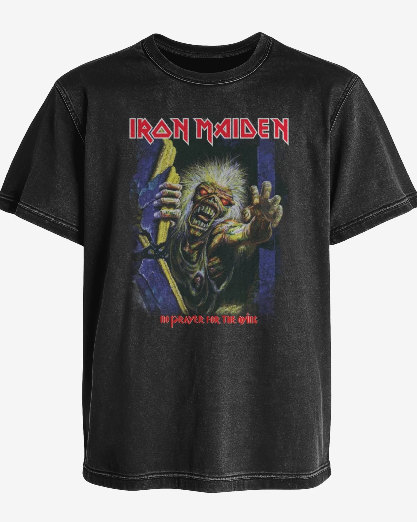 Polera desgastada Negro de No Prayer for the Dying