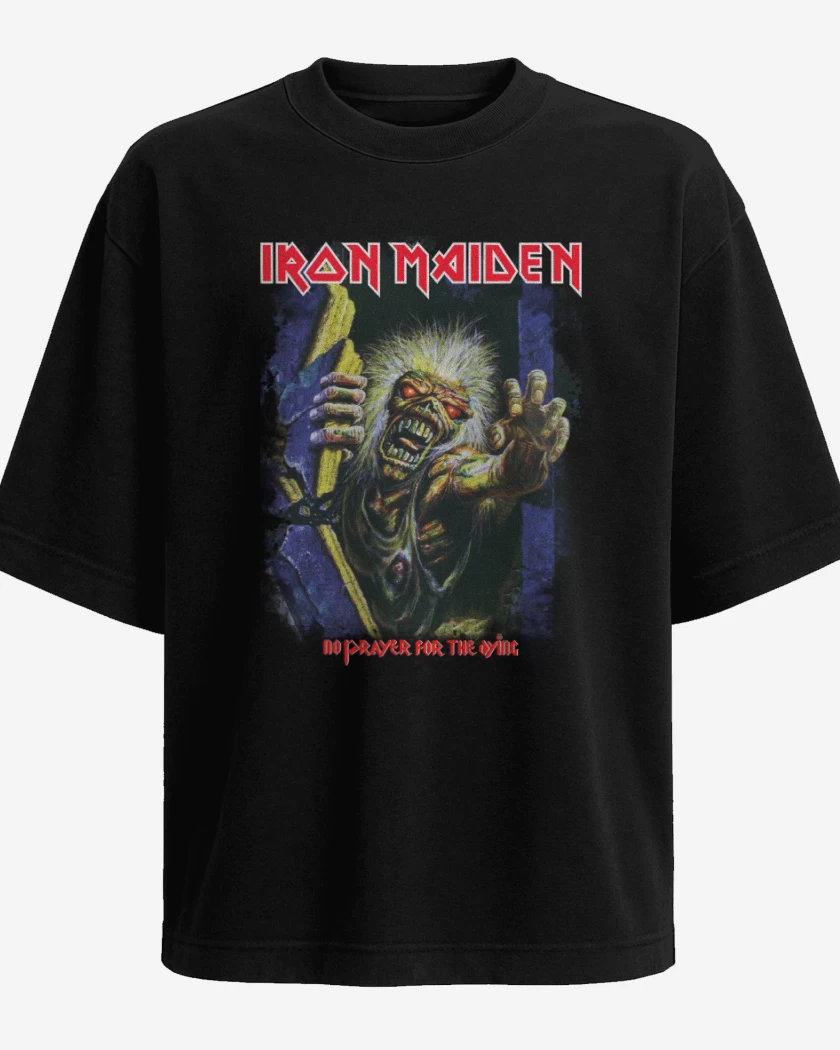 Polera Oversize Negro de No Prayer for the Dying