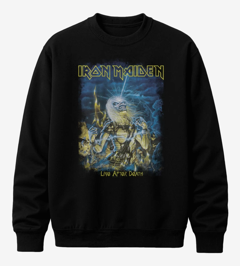 Poleron polo Negro de Live After Death