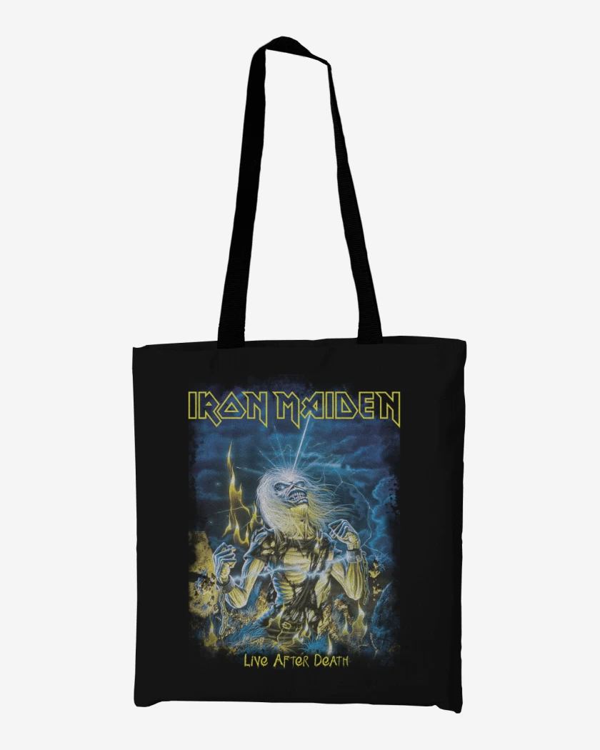 Totebag Negro de Live After Death
