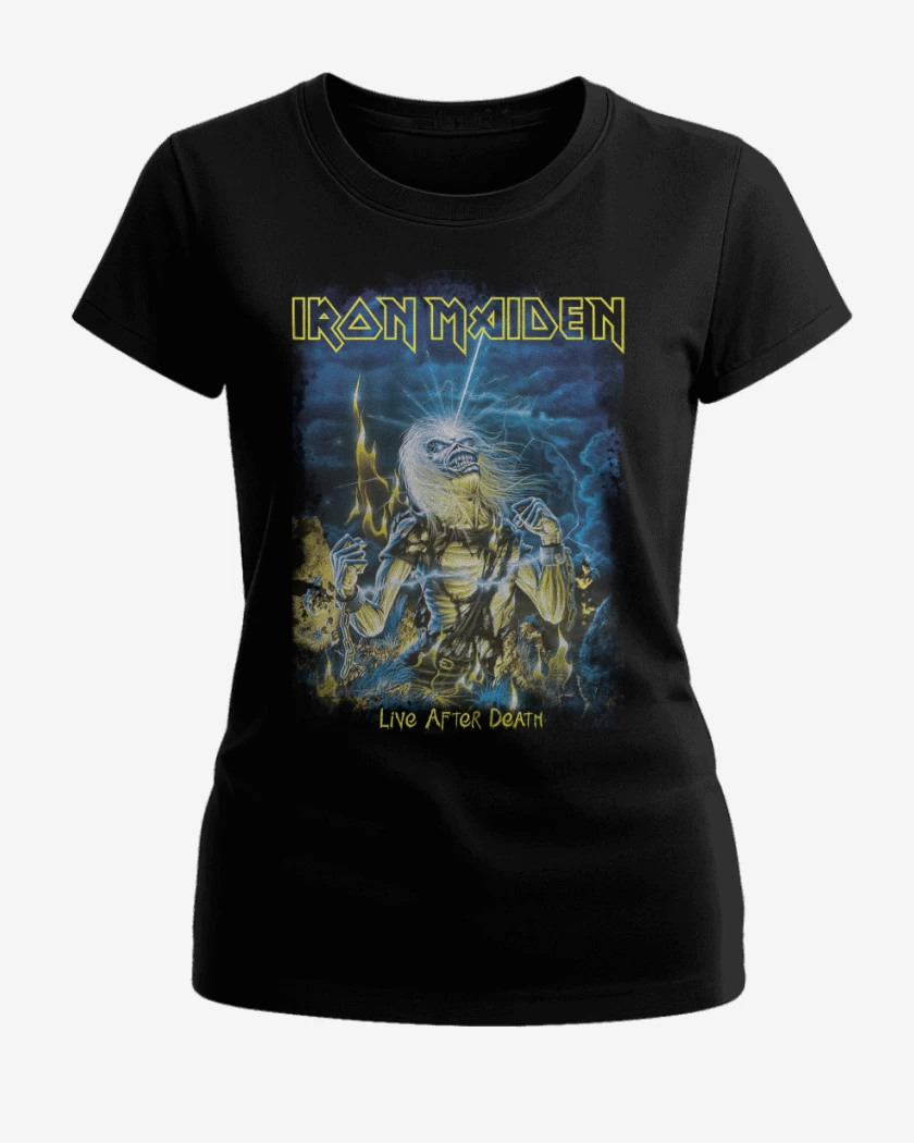 Polera de Mujer Negro de Live After Death