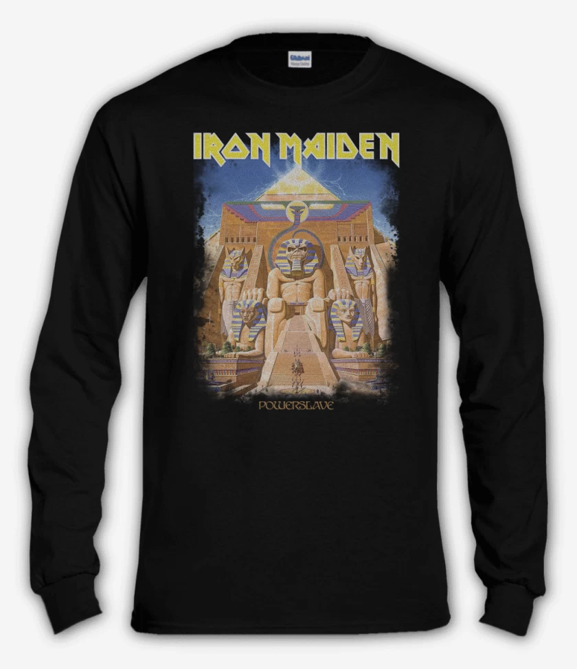 Polera manga larga Negro de Powerslave Maiden