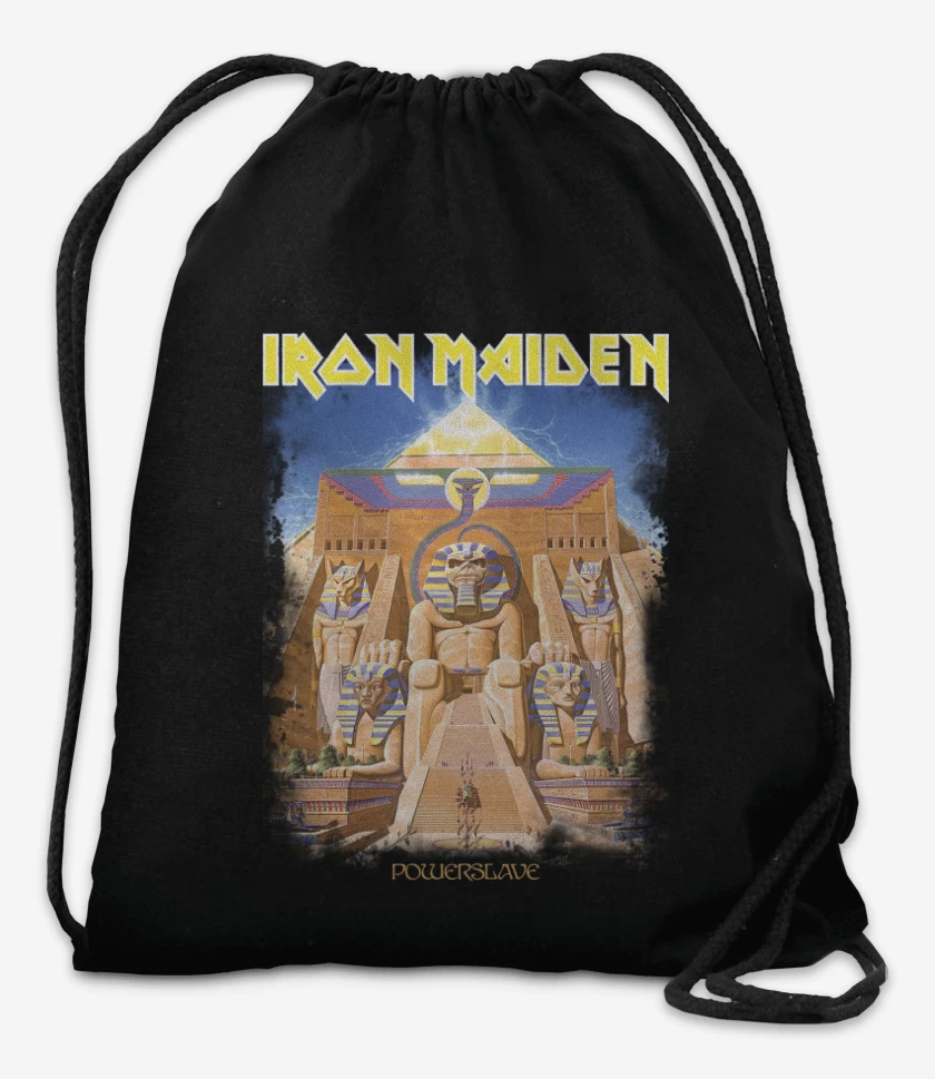 Mochila Negro de Powerslave Maiden