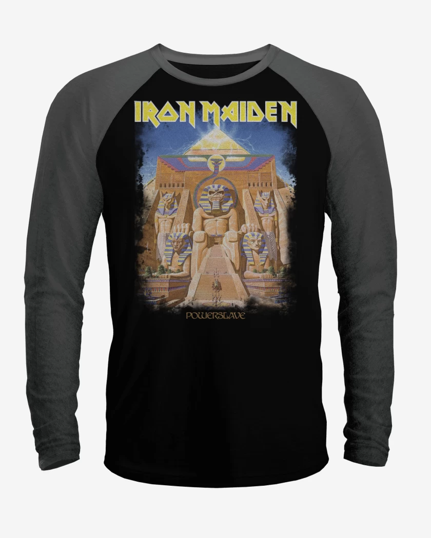 Polera Raglan Powerslave Maiden