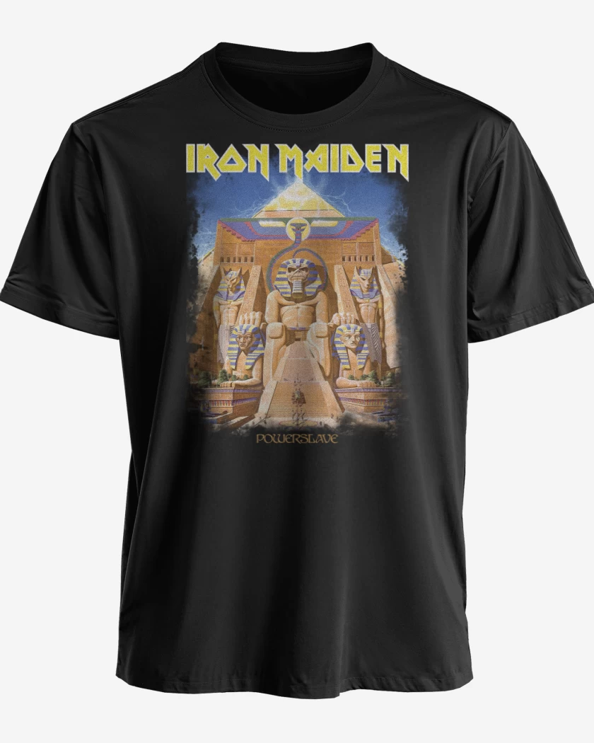 Polera premium Negro de Powerslave Maiden