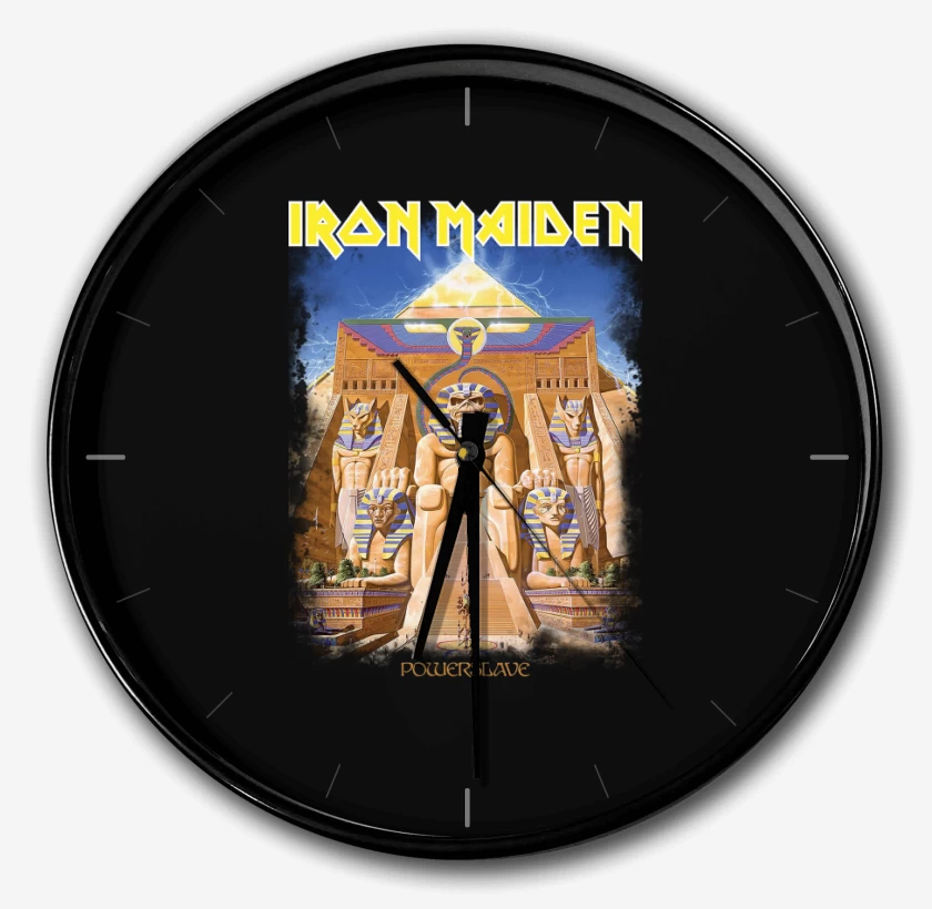 Reloj Negro de Powerslave Maiden