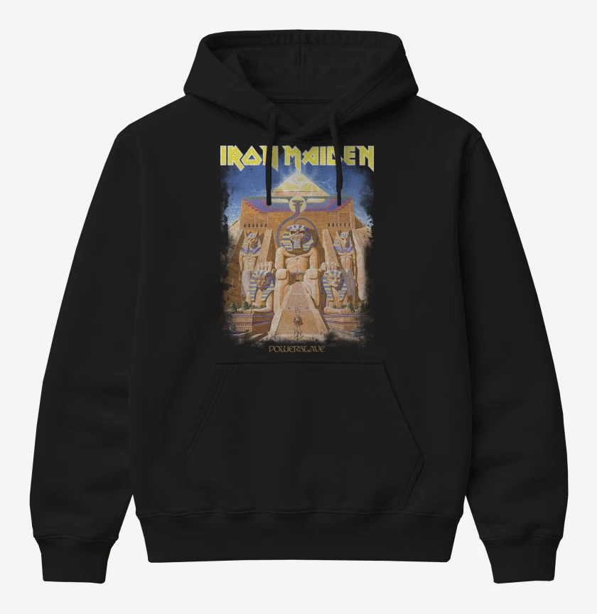 Poleron Canguro básico Negro de Powerslave Maiden