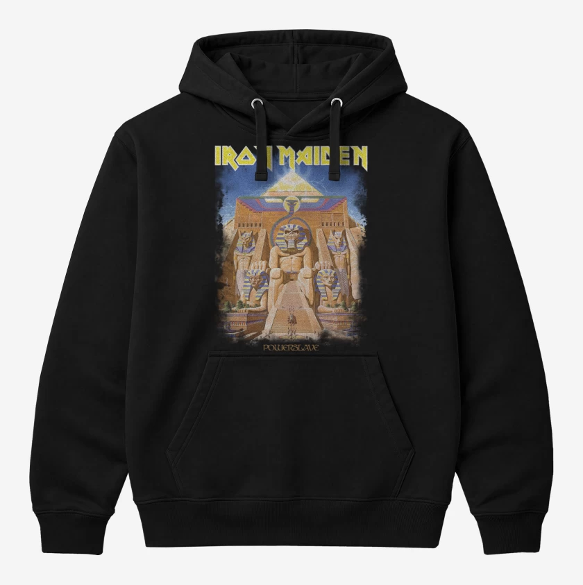 Polerón Canguro Negro de Powerslave Maiden