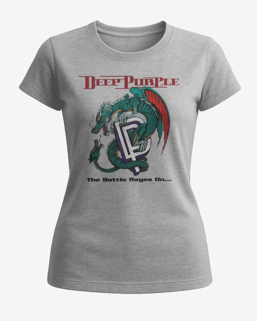 Polera de Mujer Gris Melange de The Battle Rages On