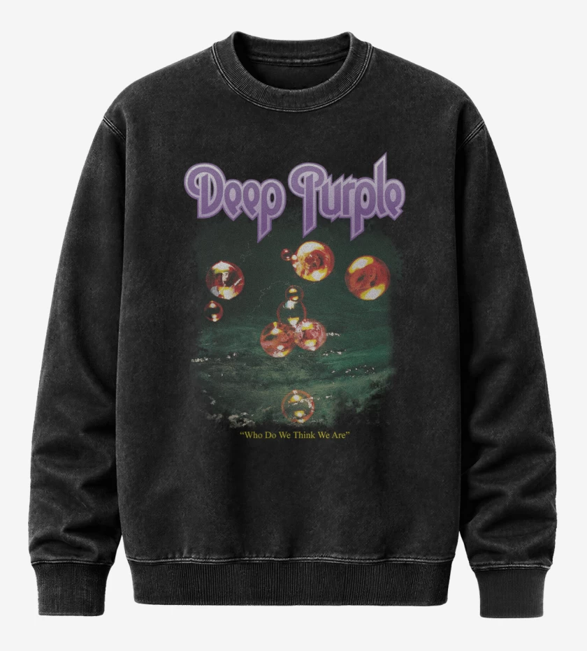 Poleron Polo Acid Wash Negro de Who Do We Think We Are