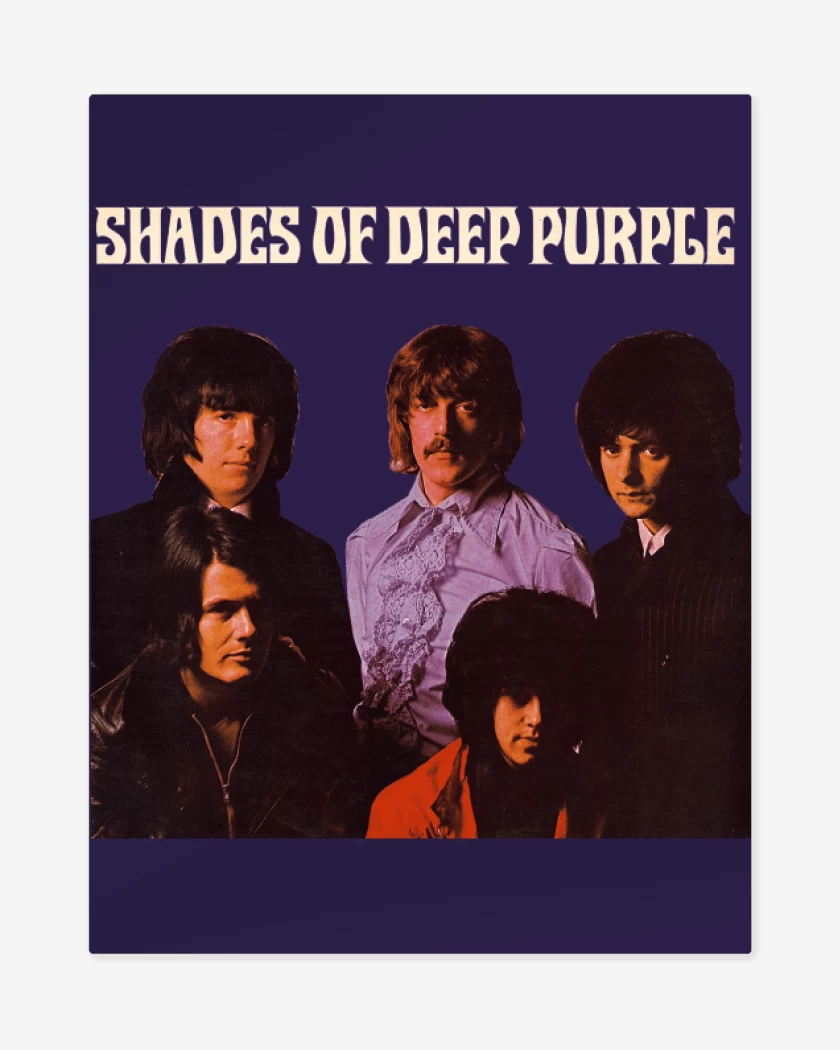 Print metalico Shades of Deep Purple