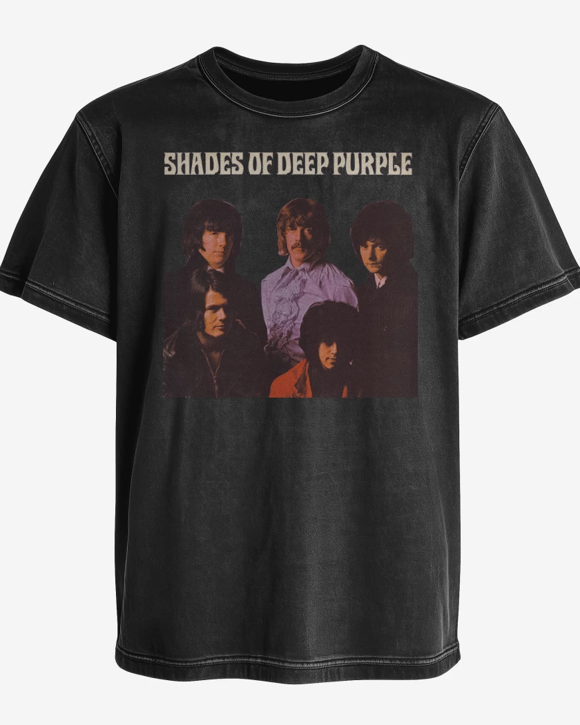 Polera desgastada Shades of Deep Purple