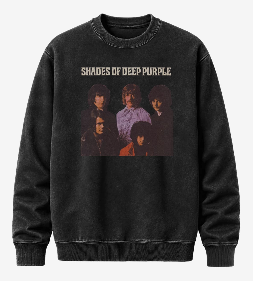 Poleron Polo Acid Wash Shades of Deep Purple